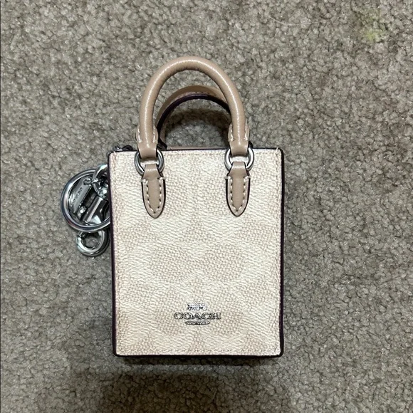 Coach Beige Mini Bag - Picture 1 of 5